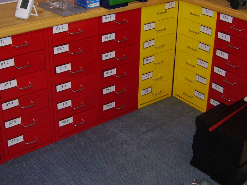 Unter der DachschrĂ€ge, auch ĂŒber Eck Werkstattwagen